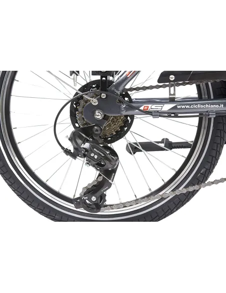 Rower Elektryczny Składany 20 Miejski ALU Unisex - 7