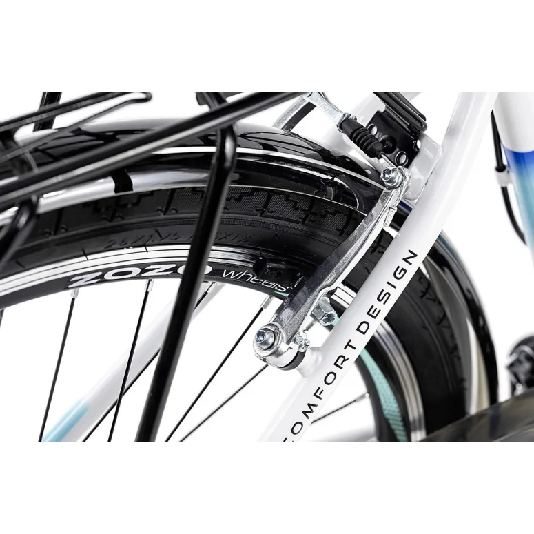 Miejski Rower Dziewczęcy 24 Damka Koszyk 21 Bieg - 7