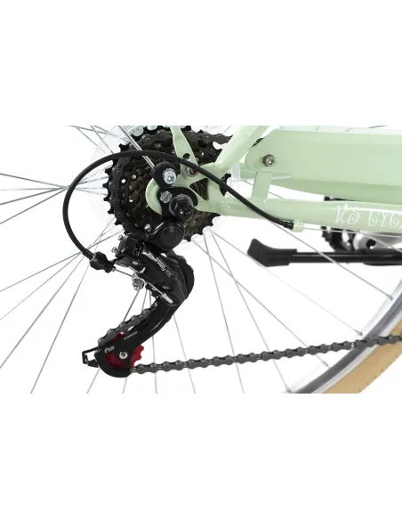 Rower Miejski Damski 28 Koszyk Bagażnik 6 Biegów - 5