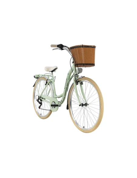 Rower Miejski Damski 28 Koszyk Bagażnik 6 Biegów - 7
