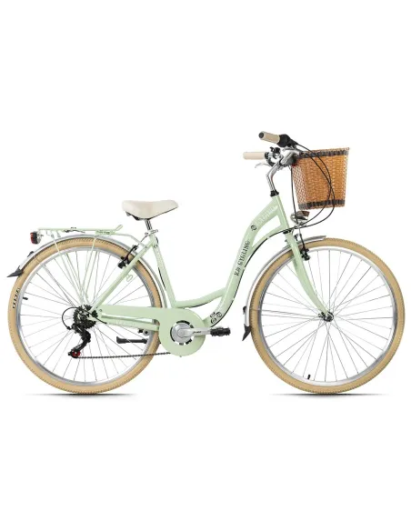 Rower Miejski Damski 28 Koszyk Bagażnik 6 Biegów - 1