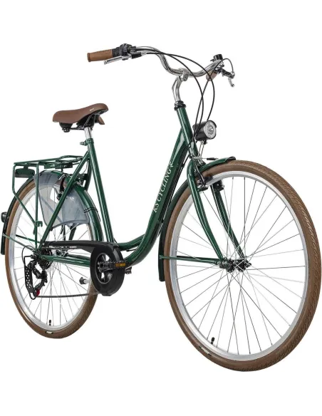 Rower Miejski Damski Retro 28 Bagażnik Osłony - 8
