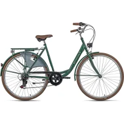 Rower Miejski Damski Retro 28 Bagażnik Osłony