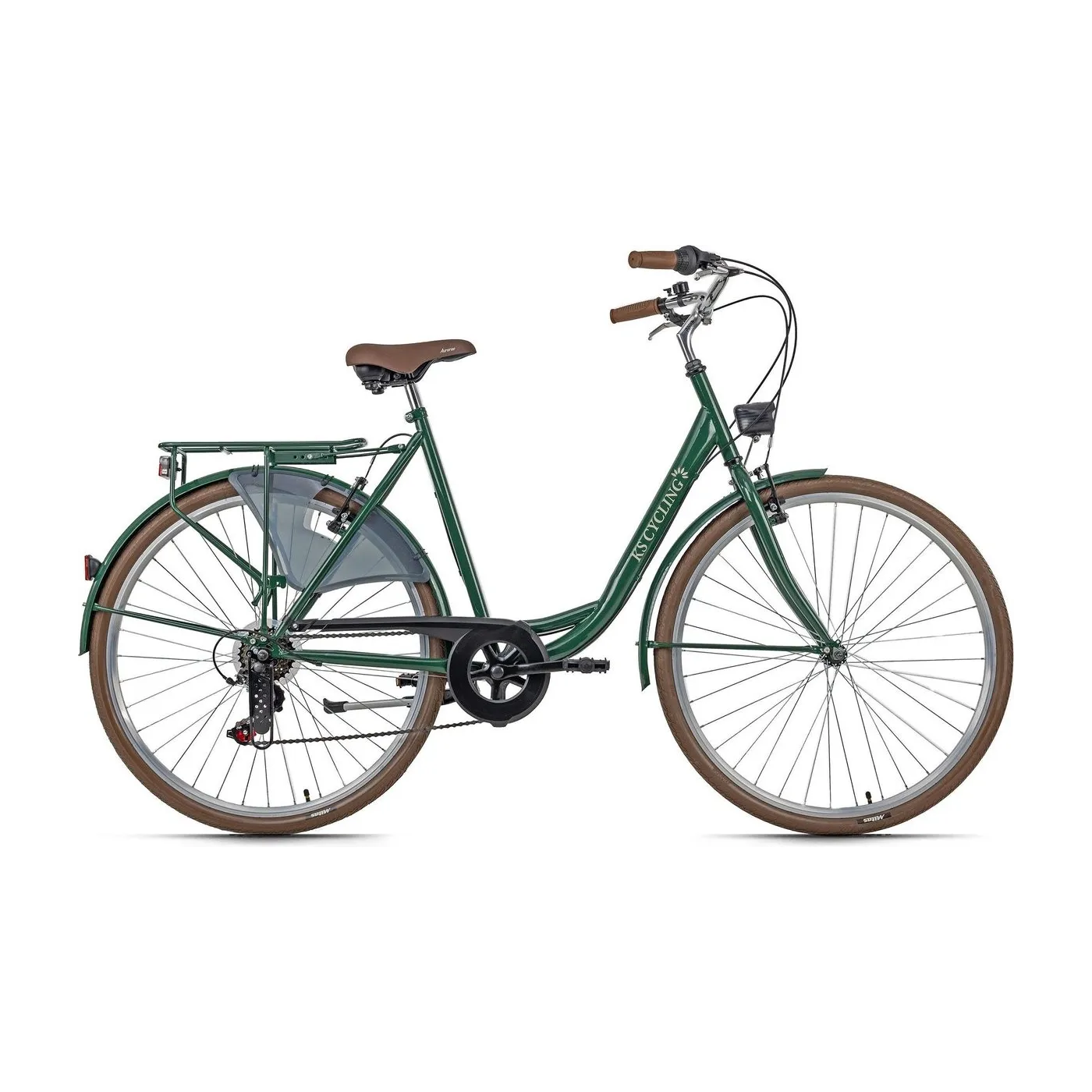 Rower Miejski Damski Retro 28 Bagażnik Osłony - 1