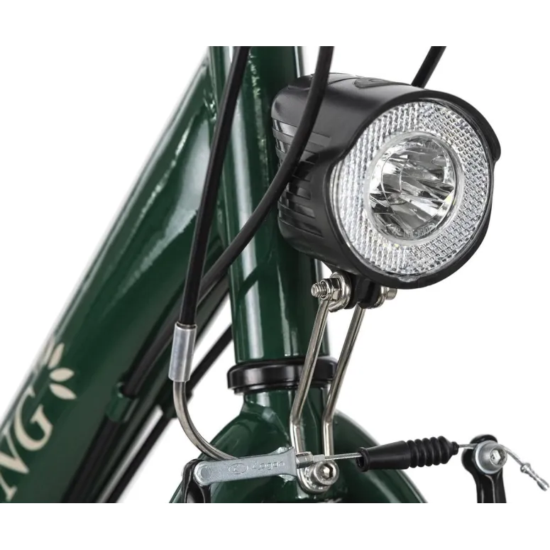 Rower Miejski Damski Retro 28 Bagażnik Osłony - 3