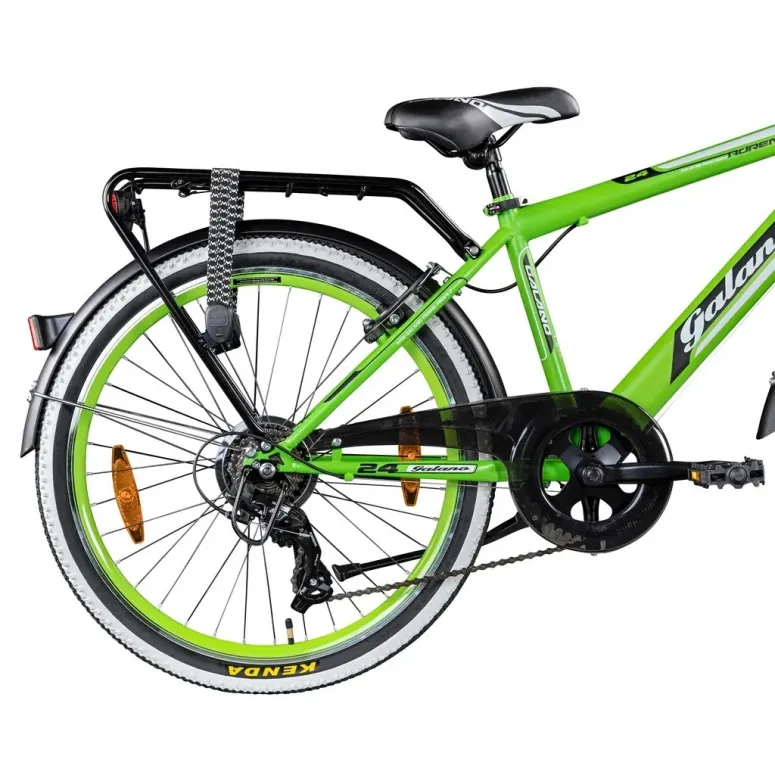 Rower Górski Młodzieżowy 24 Bagażnik Błotniki 8+ - 2