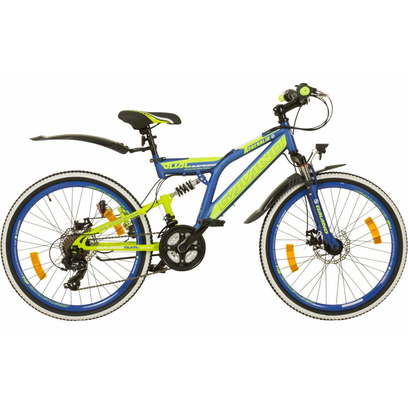 Rower Górski Młodzieżowy 24 Błotniki Światła 8+ - 1