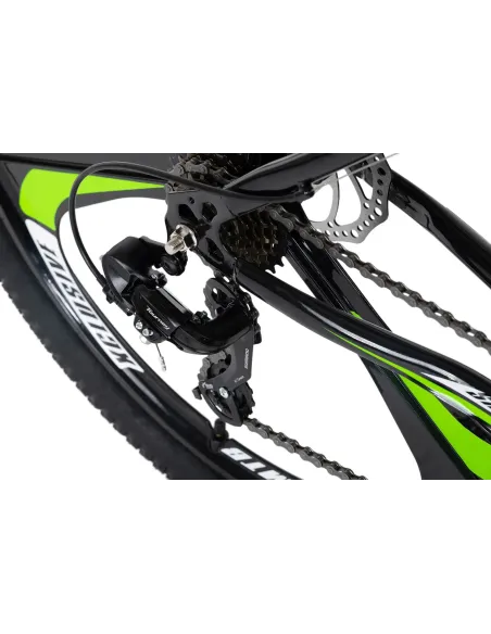 Rower Górski 26 Młodzieżowy Amortyzacja 21 Biegów Tarcze Mechaniczne Stalowy - 6