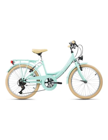 Rower Dziecięcy Miejski 20 Dziewczęcy Światła - 1