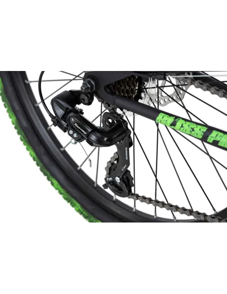 Rower Górski MTB 24 Amortyzacja Młodzieżowy Tarcze Błotniki - 4