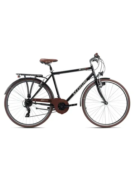 Rower Trekkingowy Męski 28 Światła Bagażnik Shimano V-brake Rama 21 Retro