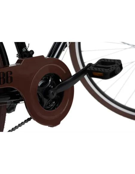 Rower Trekkingowy Męski 28 Światła Bagażnik Shimano V-brake Rama 21 Retro