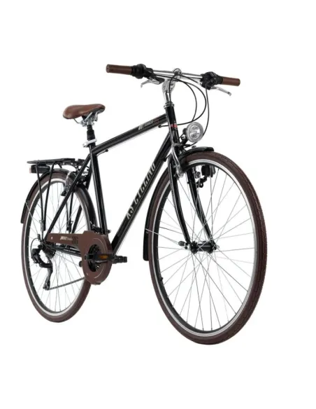 Rower Trekkingowy Męski 28 Światła Bagażnik Shimano V-brake Rama 21 Retro