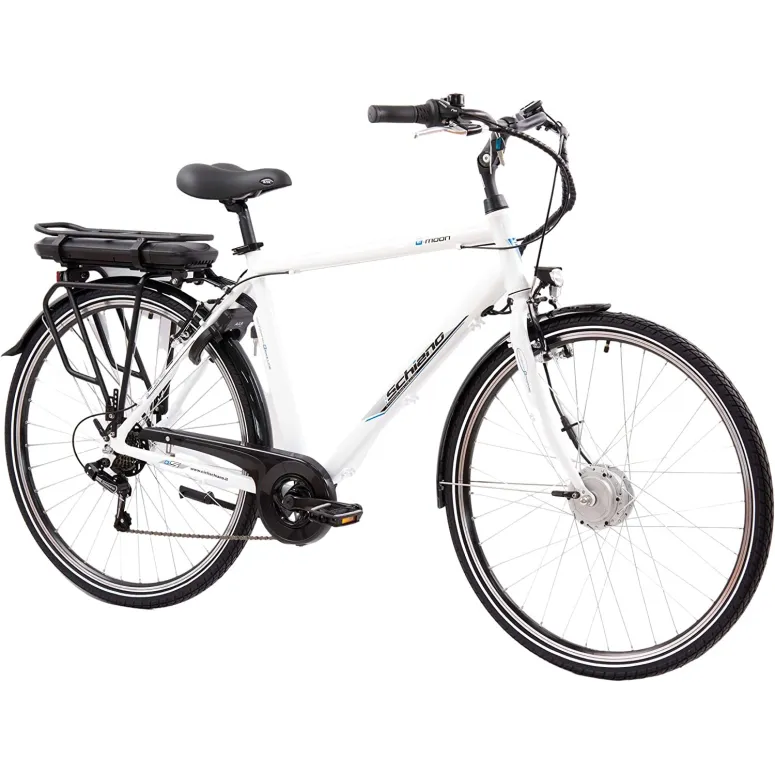 Elektryczny Rower Miejski Męski 28 ALU 7 Biegów - 9