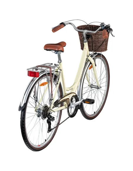 Rower Miejski Damski 28 Retro Damka Koszyk 7 Bieg - 3