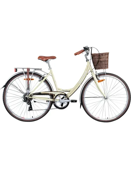 Rower Miejski Damski 28 Retro Damka Koszyk 7 Bieg - 1