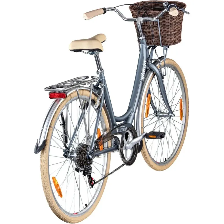 Rower Miejski Damski 28 Retro Damka 6 Biegów - 2