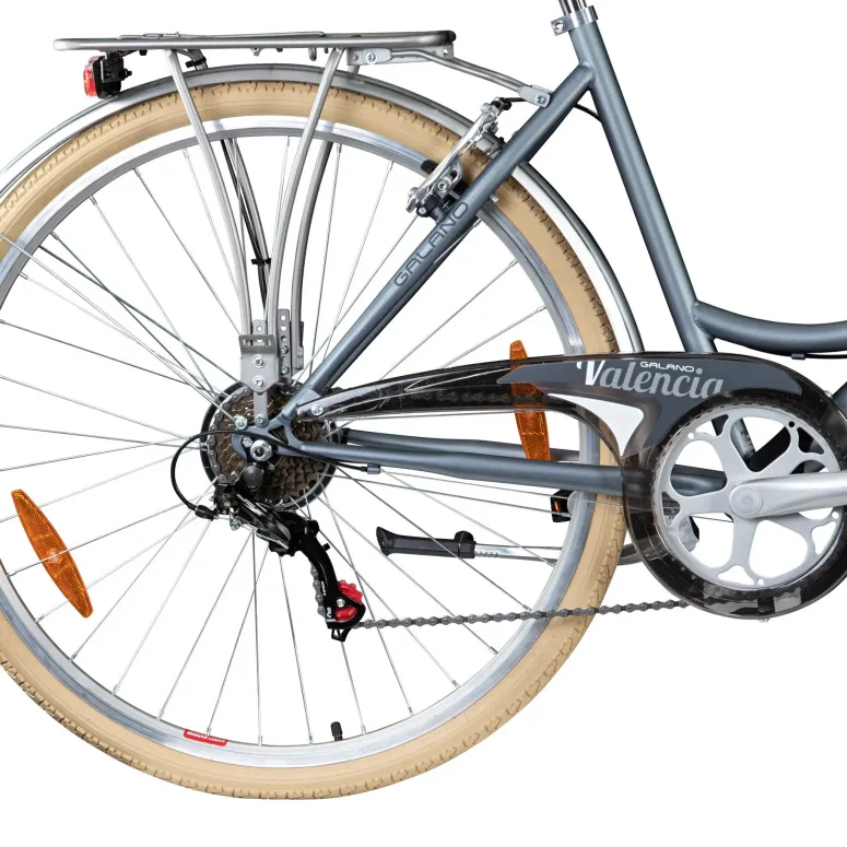 Rower Miejski Damski 28 Retro Damka 6 Biegów - 3