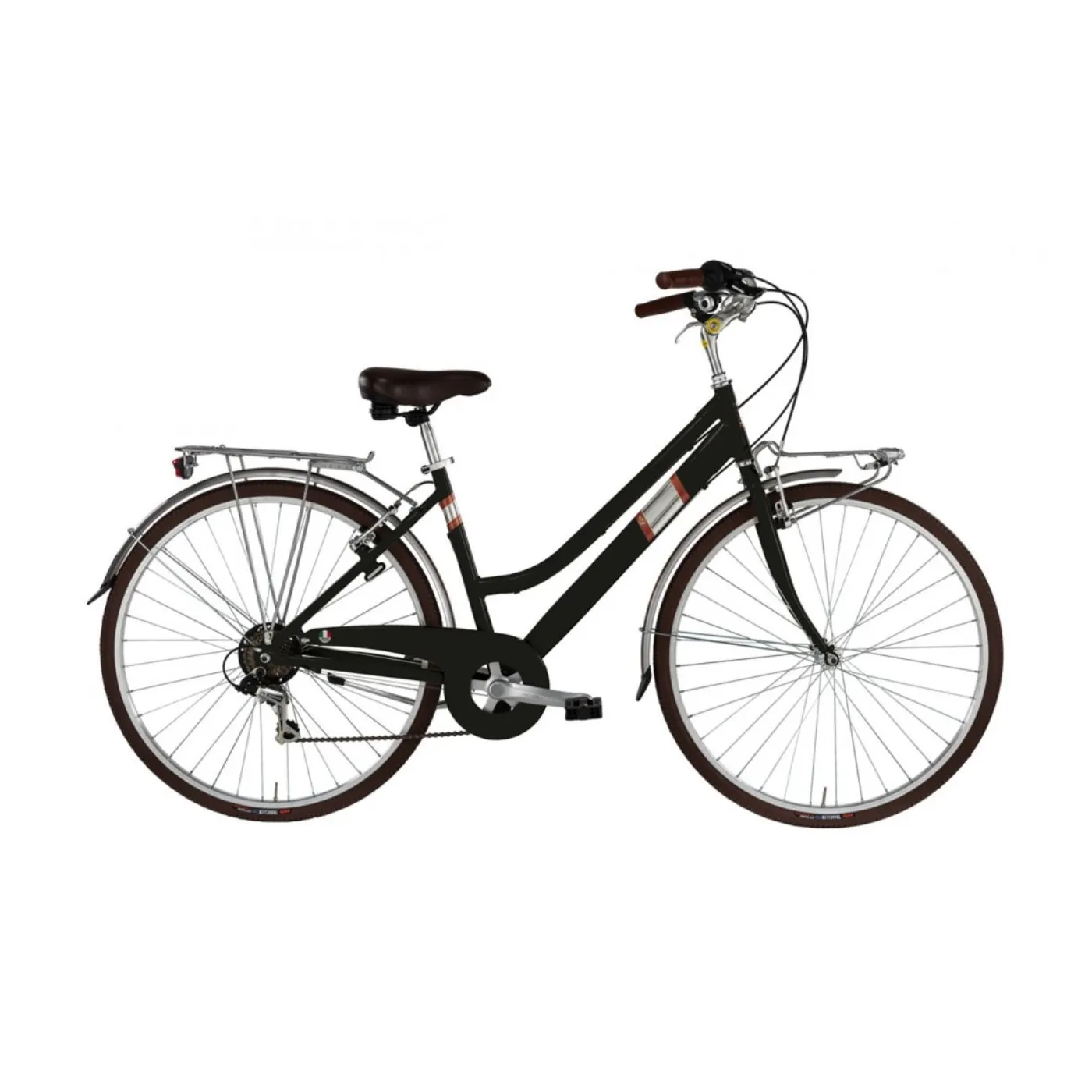 Miejski Rower Damski Retro 28 Damka Bagażniki ALU - 1