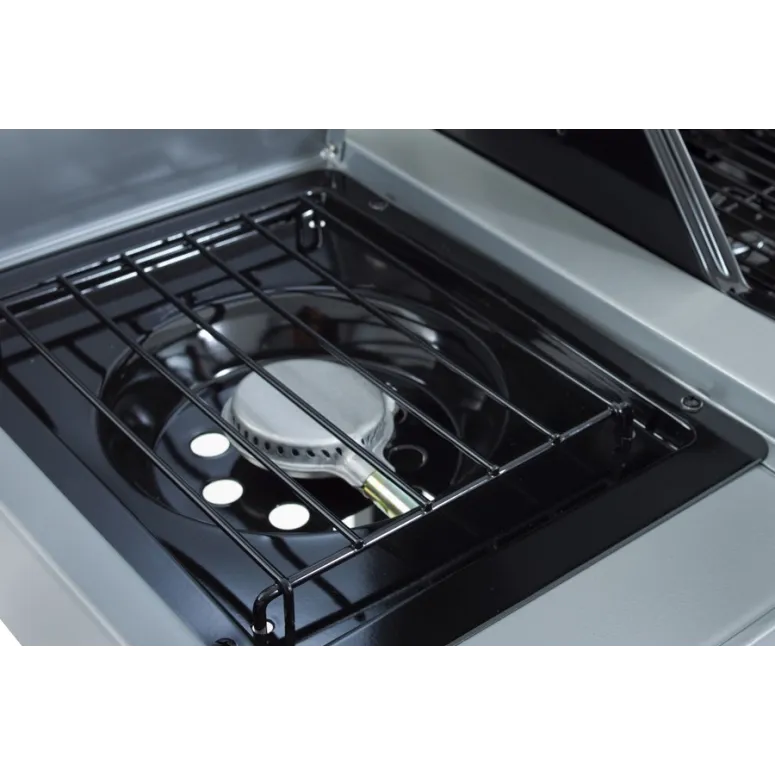 Grill Gazowy Sochef 2 Palniki Stal Płyta Kamienie - 3