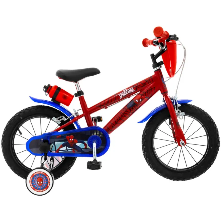 Rower Dziecięcy Chłopięcy Spiderman 14 Bidon - 1