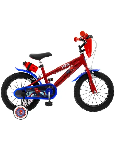 Rower Dziecięcy Chłopięcy Spiderman 14 Bidon - 1