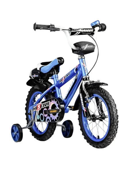 Chłopięcy Rower 14 Boczne Kółka Bidon Błotniki 3+ - 2