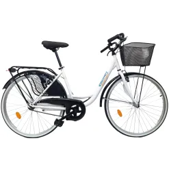 Rower Miejski Damski Jednobiegowy 26 Damka Koszyk