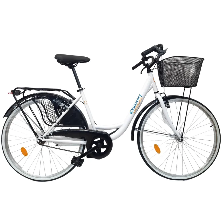 Rower Miejski Damski Jednobiegowy 26 Damka Koszyk - 1