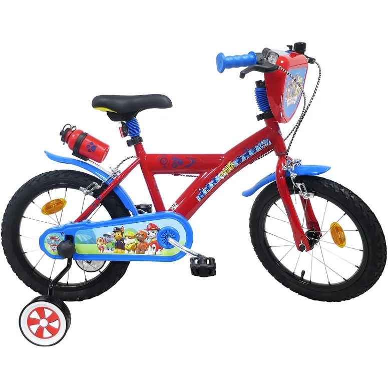 Rower Dziecięcy 16 Psi Patrol Kółka Boczne Bidon - 1