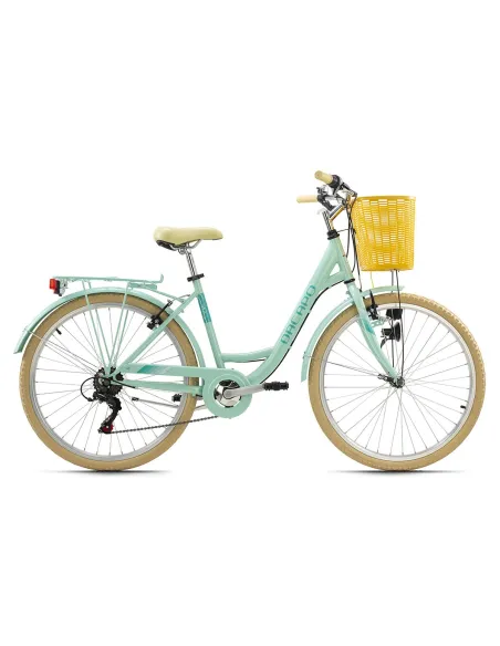 Rower Miejski Damski Dziewczęcy 26 Koszyk Bagażnik - 9