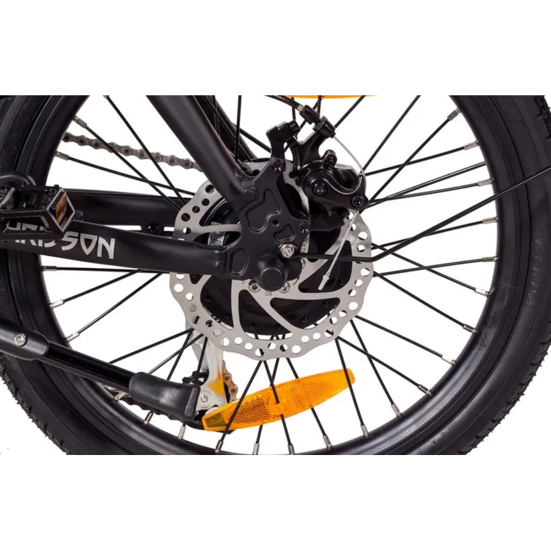 Rower Elektryczny Miejski 20 ALU Tarcze 8 bieg Dzwonek Wspomaganie Światła