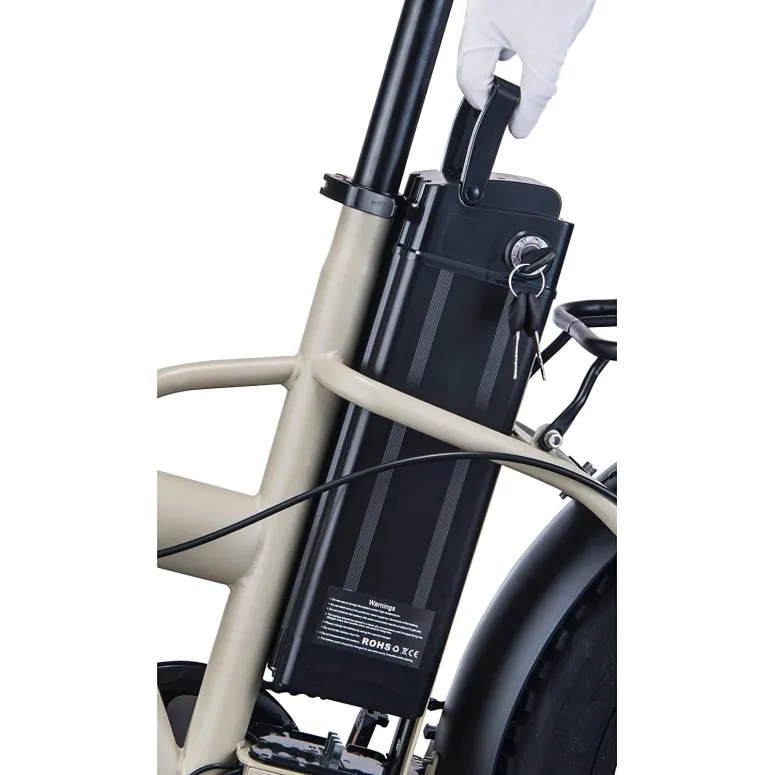 Rower Elektryczny Składany 20 Fatbike Tarcze 250W - 4