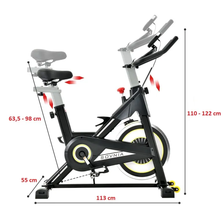 Rower Stacjonarny SOVNIA Spininngowy 35 kg - 2
