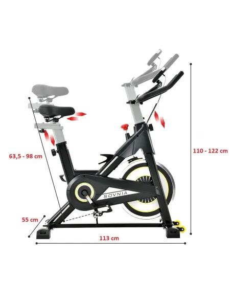 Rower Stacjonarny SOVNIA Spininngowy 35 kg - 2