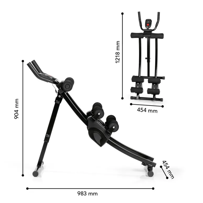 Trenażer Brzucha Ławka Treningowa Do Ćwiczeń LCD - 3
