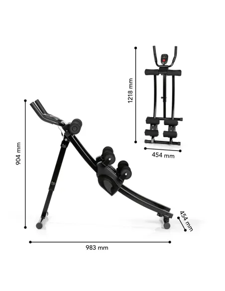 Trenażer Brzucha Ławka Treningowa Do Ćwiczeń LCD - 3