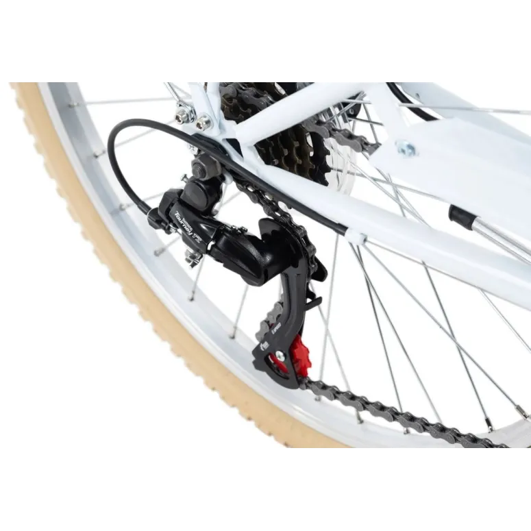 Rower Miejski Dziecięcy 24 Błotnik 6 Bieg Bagażnik - 6