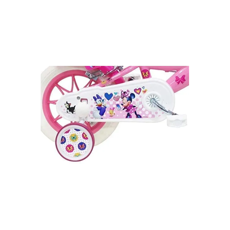Rowerek Dziewczęcy 12 Disney Minnie Kółka Boczne 3+ - 4