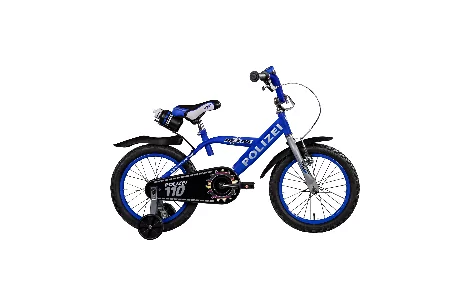 Rower Dziecięcy 16 Policja Kółka Boczne Bidon 4+ - 3