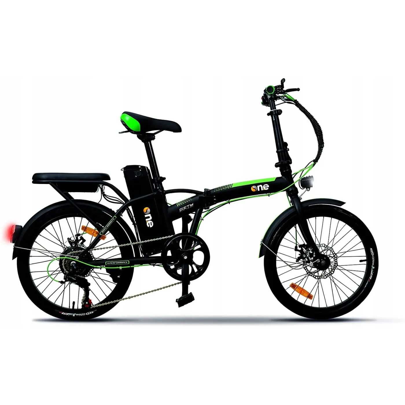 Rower Elektryczny Składany 20 Tarcze 250W 5 Trybów - 1