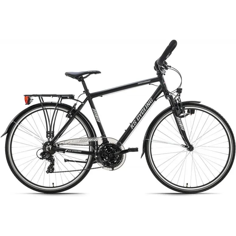 Męski Rower Trekkingowy 28 Bagażnik 21 Biegów ALU - 1
