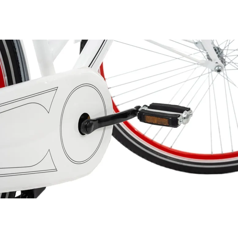 Miejski Rower Damski Jednobiegowy 28 Damka Światła - 4