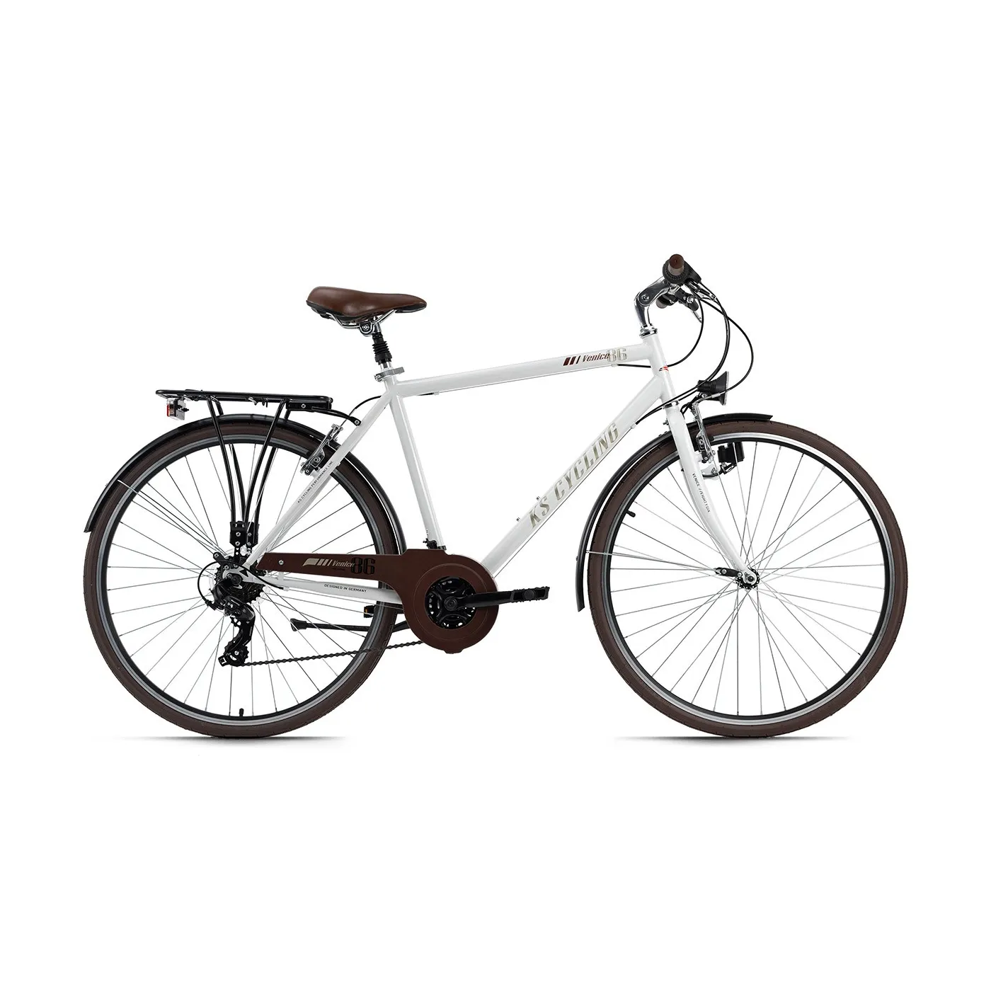 Trekkingowy Rower Męski 28 Oświetlenie Retro - 1