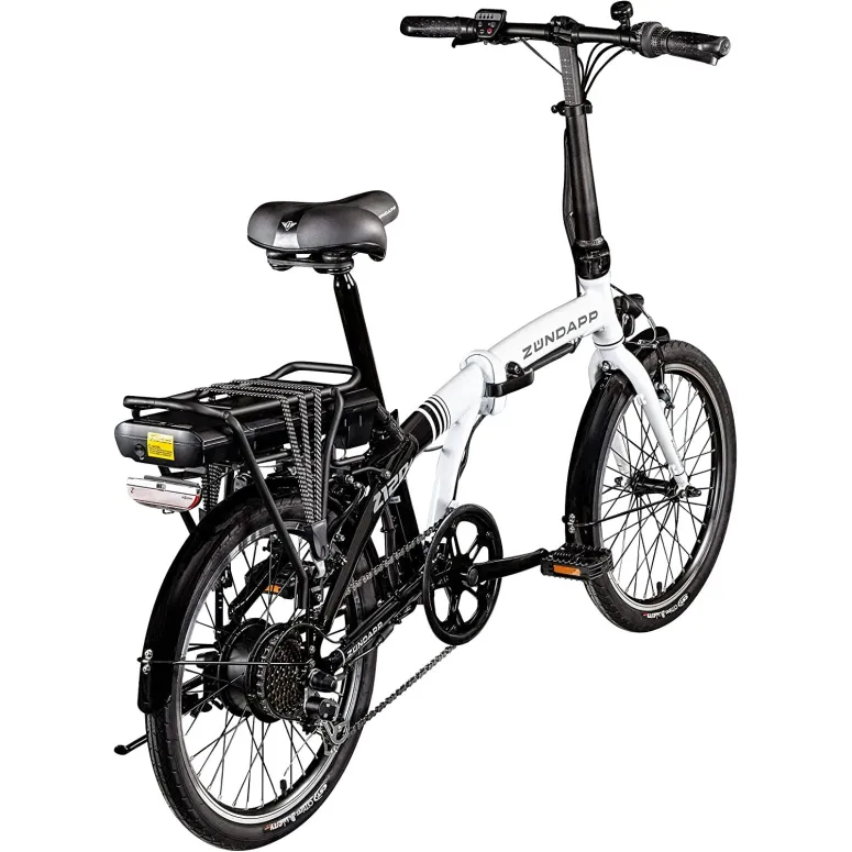 Elektryczny Rower Składany 20 Składak ALU 3 Tryby Wspomaganie Revo Błotniki