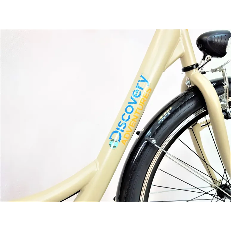 Miejski Rower Damski 27,5 Światła Dynamo Stopka - 9