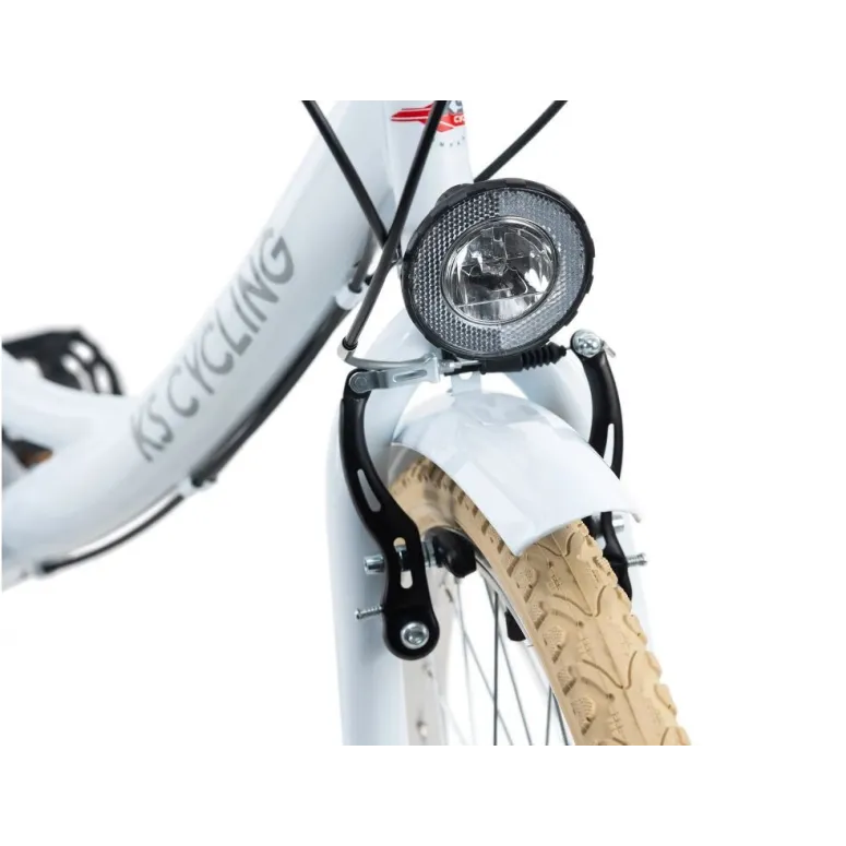 Rower Miejski Dziecięcy 24 Błotnik 6 Bieg Bagażnik - 4