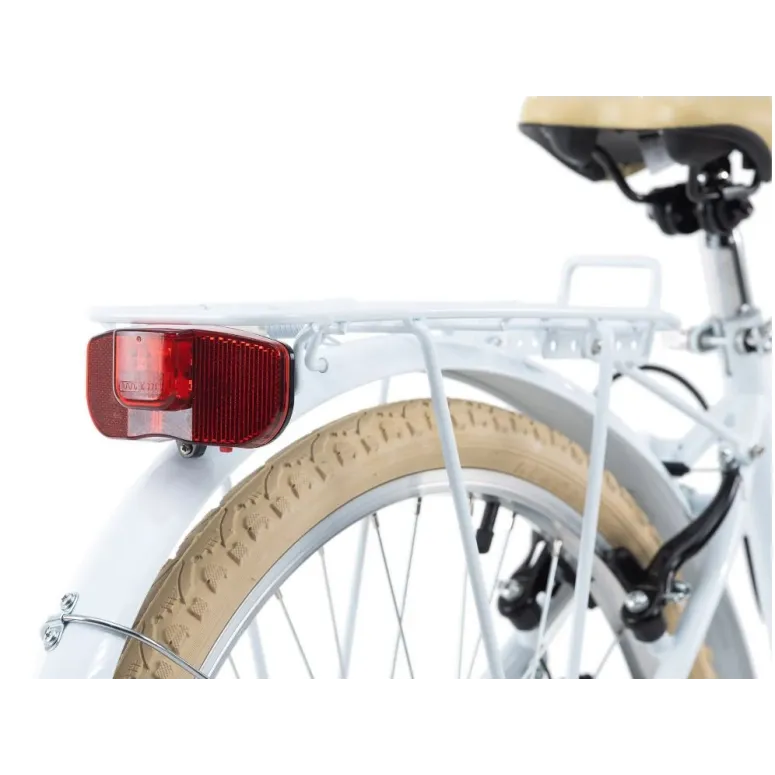 Rower Miejski Dziecięcy 24 Błotnik 6 Bieg Bagażnik - 7