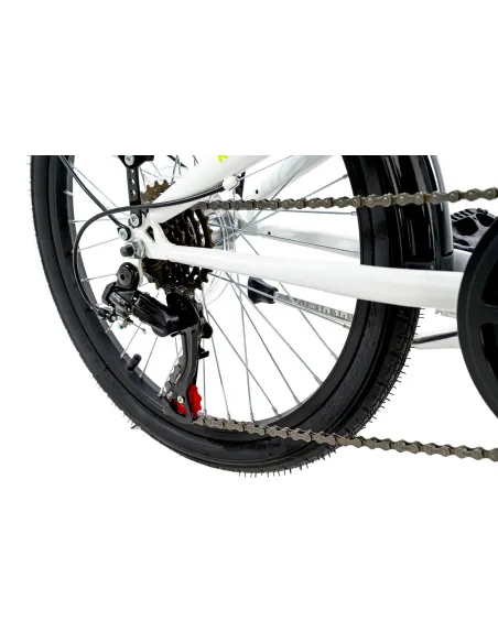 Składany Rower Miejski 20 Unisex Bagażnik 6 biegów - 7