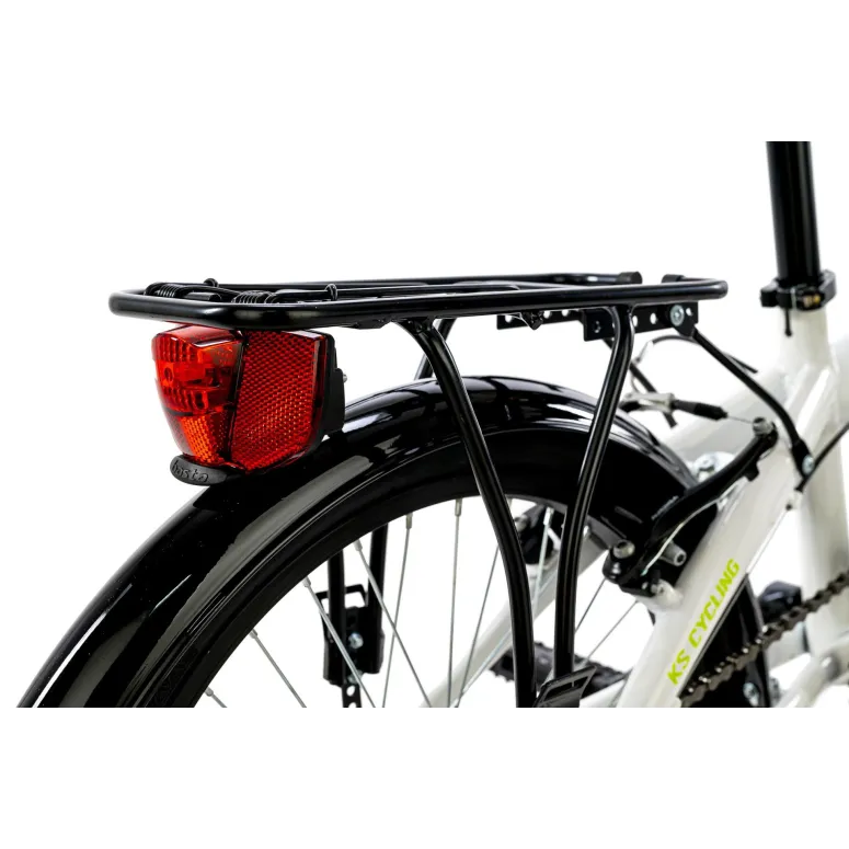 Składany Rower Miejski 20 Unisex Bagażnik 6 biegów - 6